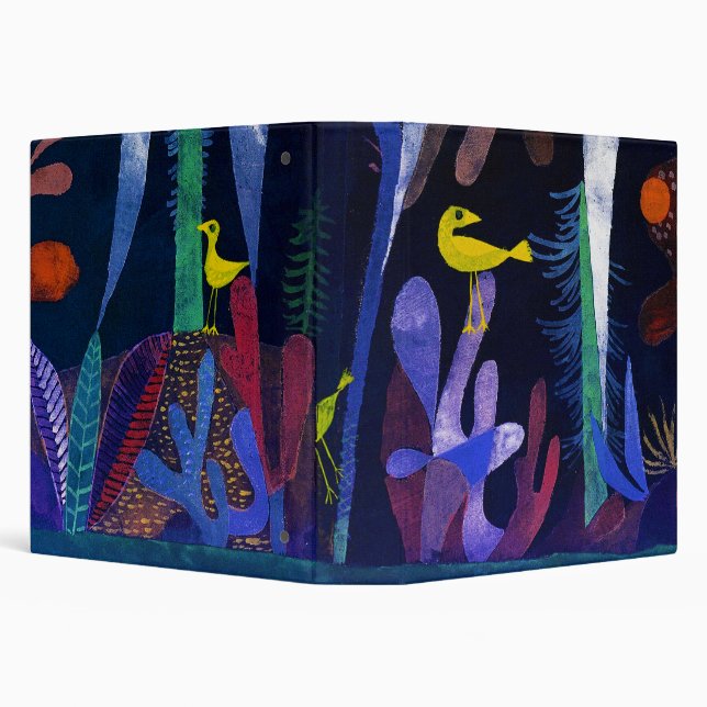 Classeur Landscape with Yellow Birds, Paul Klee (Arrière-plan)