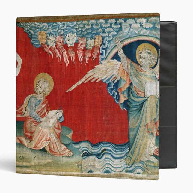 Classeur L'ange avec un livre ouvert (Devant/Intérieur)