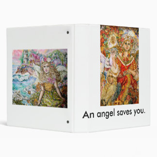 Classeur L'ange de la poinsettia., un ange vous sauve