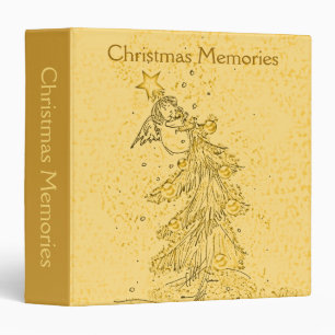 Classeur L'ange mignon sourit à vous les cadeaux drôles d