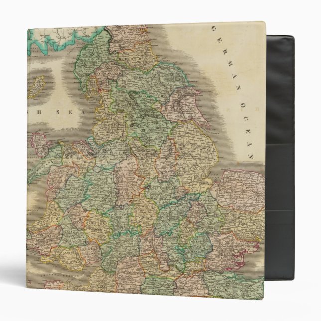 Classeur l'Angleterre composite, (Devant/Intérieur)
