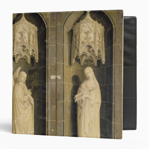 Classeur L'annonce, panneau externe du triptyque