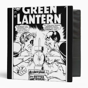 Classeur Lanterne verte contre Sinestro, noir et blanc