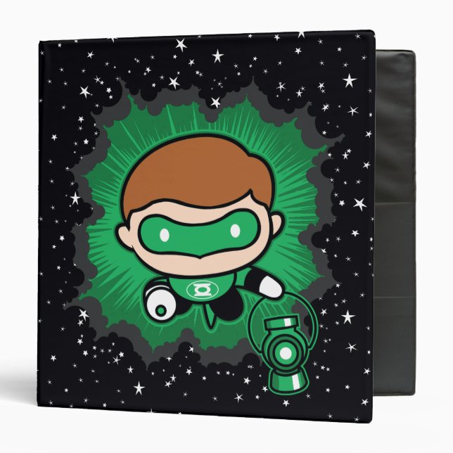 Classeur Lanterne verte de Chibi qui traverse l'espace (Devant/Intérieur)