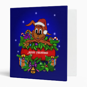 Classeur Lapin de Noël