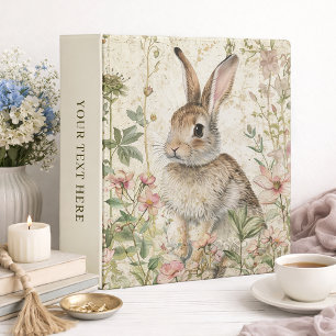 Classeur Lapin de Pâques Vintage Printemps  