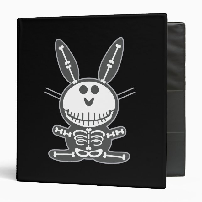 Classeur Lapin squelettique (Devant/Intérieur)