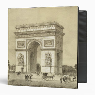 Classeur L'Arc de Triomphe, Paris, gravé par Auguste Bry