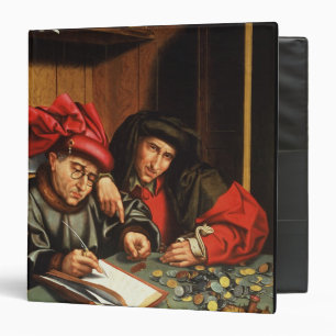 Classeur L'argent Lenders (huile sur le panneau de chêne)