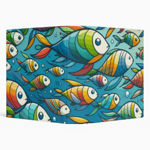 Classeur L'art coloré du poisson sous-marin