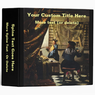 Classeur L'art de la peinture de Johannes Vermeer vers 1668
