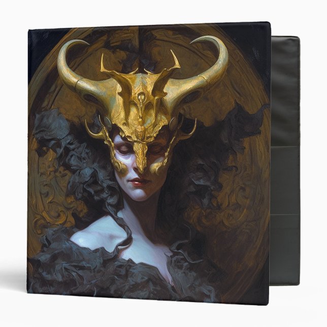 Classeur L'art de l'Imaginaire de la reine noire (Devant/Intérieur)