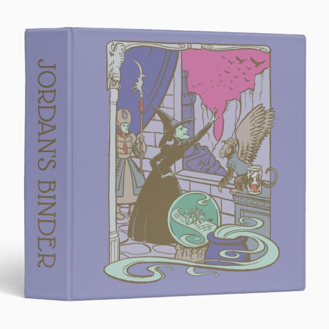 Classeur L'Assistant D'Oz™ | Storybook Wicked Witch™ (Devant/Côté)
