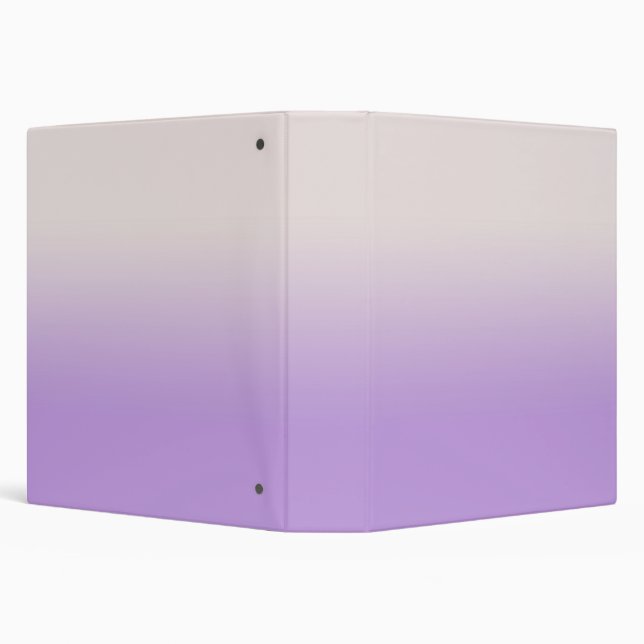 Classeur Lavande blanche moderne Lilac Ombre Gradient (Arrière-plan)