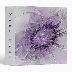 Classeur Lavender Flower Dream Moderne Abstrait Texte fract