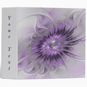 Classeur Lavender Flower Dream Moderne Abstrait Texte fract