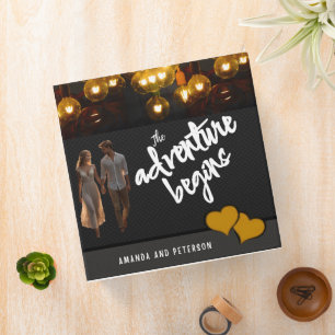 Classeur L'aventure commence sur mesure mariage souvenirs A