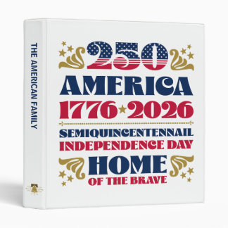 Classeur Le 250e anniversaire de l'Amérique patriotique 202