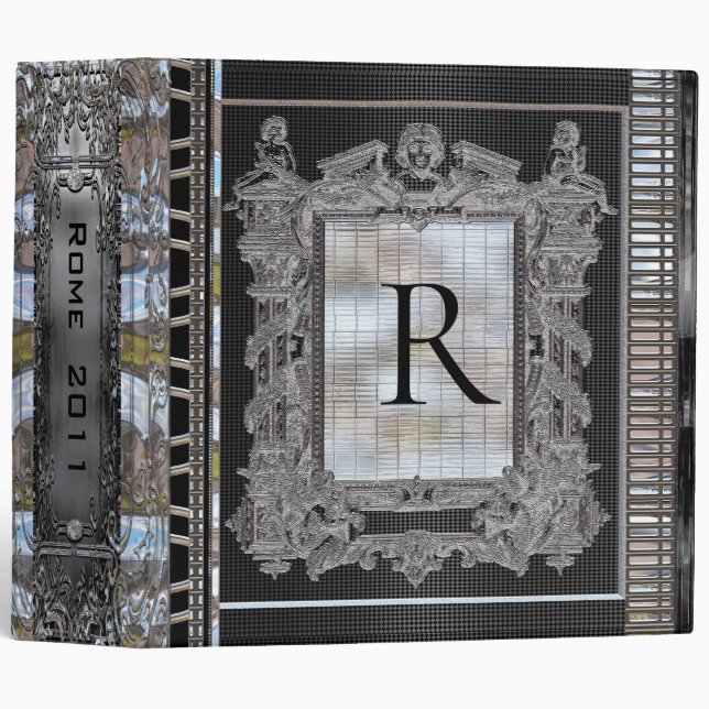 Classeur Le Beautia Pretty Monogram (Devant/Côté)