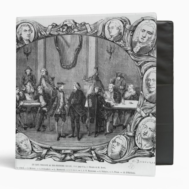 Classeur Le café Procope (Devant/Intérieur)