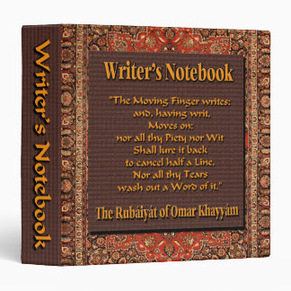 Classeur Le carnet de l'auteur - Omar Khayyam
