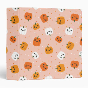 Classeur Le Citrouille Cute Kawaii fait face au Motif