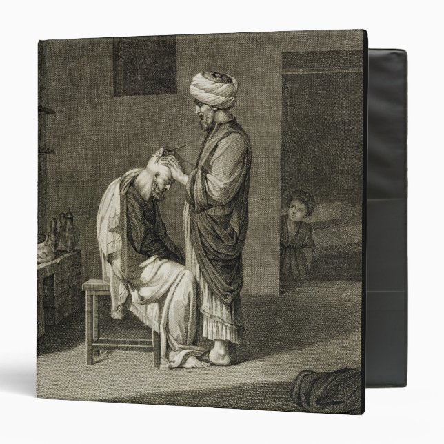 Classeur Le coiffeur, des arts du volume II et des (Devant/Intérieur)