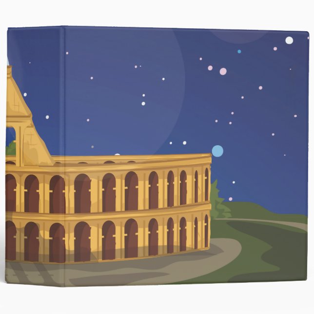 Classeur Le Colisée De Rome (Devant/Côté)