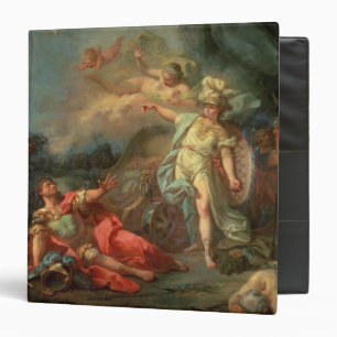 Classeur Le combat entre Mars et Minerva, 1771 (huile sur c
