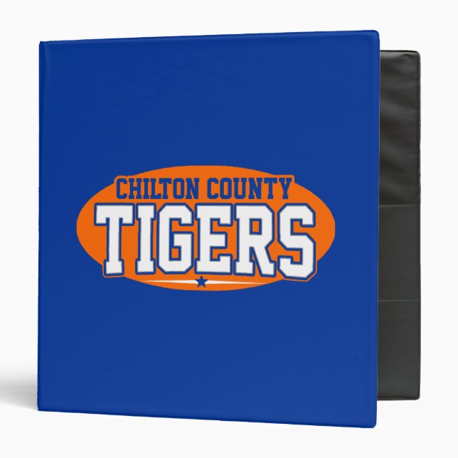 Classeur Le comté de Chilton ; Tigres (Devant/Intérieur)