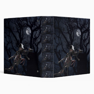 Classeur Le corbeau et le squelette de Rat au clair de lune