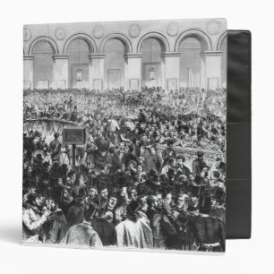 Classeur Le "Corbeille" à la bourse de Paris, 1873