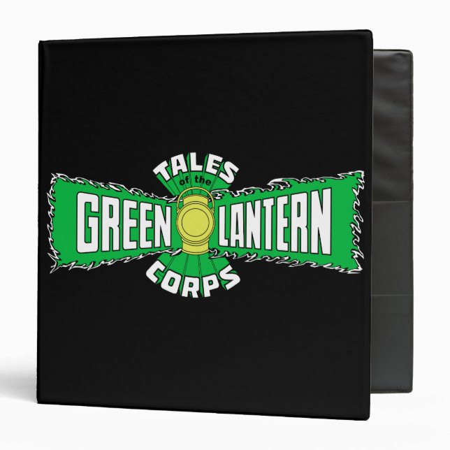 Classeur Le Corps des Lanternes Vertes - Logo Vert (Devant/Intérieur)