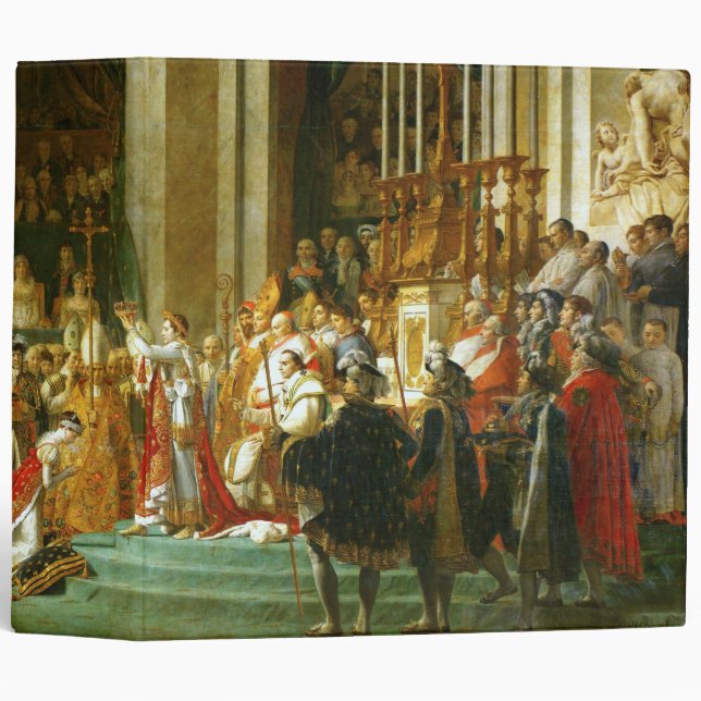 Classeur Le couronnement de Napoléon, Jacques-Louis David (Devant/Côté)