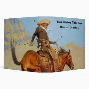 Classeur Le Cowboy de Frederic Remington (1902)