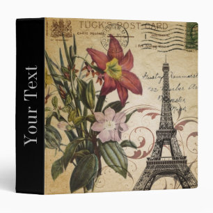Classeur le cru moderne scripts Tour Eiffel de Paris de lis