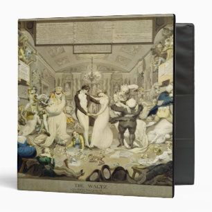 Classeur Le de valse (gravure colorée)