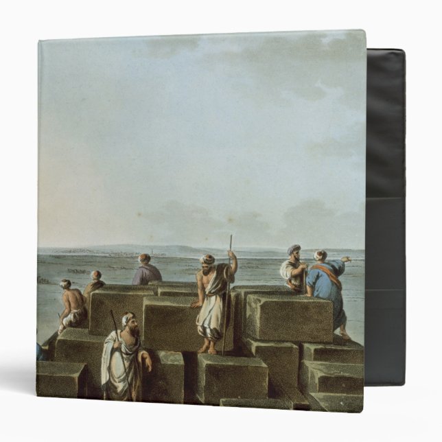 Classeur Le dessus de la première pyramide de Gizah, (Devant/Intérieur)