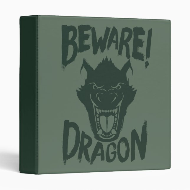 Classeur Le dragon de Pete | Attention ! Dragon (Devant/Côté)