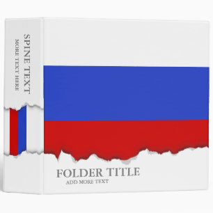 Classeur Le drapeau du Russe