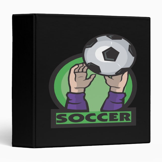 Classeur Le football (Devant/Côté)