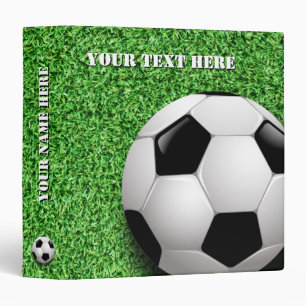 Classeur Le football du football de Personalizable sur