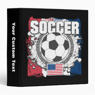 Classeur Le football grunge des Etats-Unis