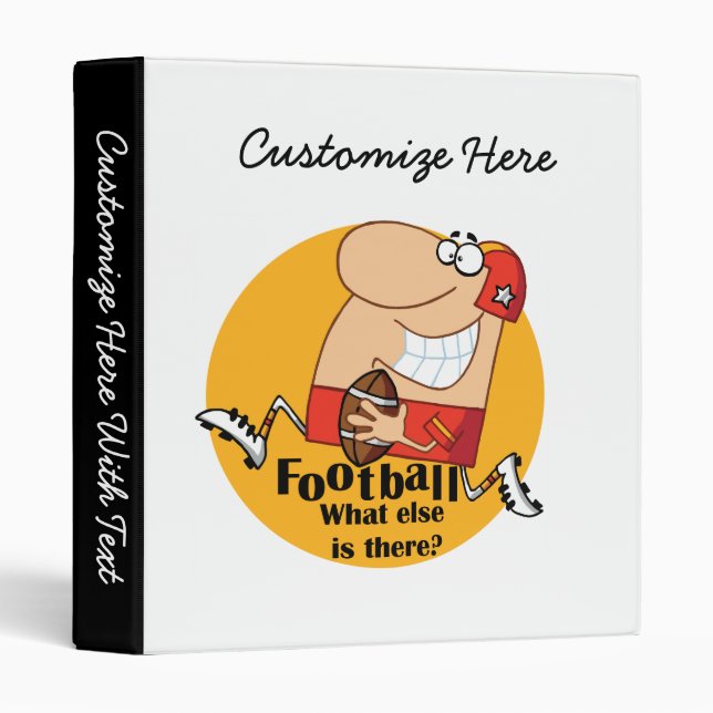 Classeur Le football quoi encore T-shirts et cadeaux (Devant/Côté)