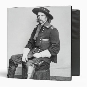 Classeur Le Général George A. Custer (photo de b/w)