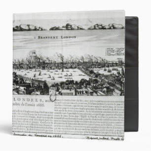 Classeur Le grand feu de Londres en 1666