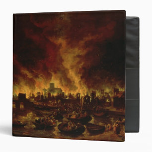 Classeur Le grand feu de Londres en 1666