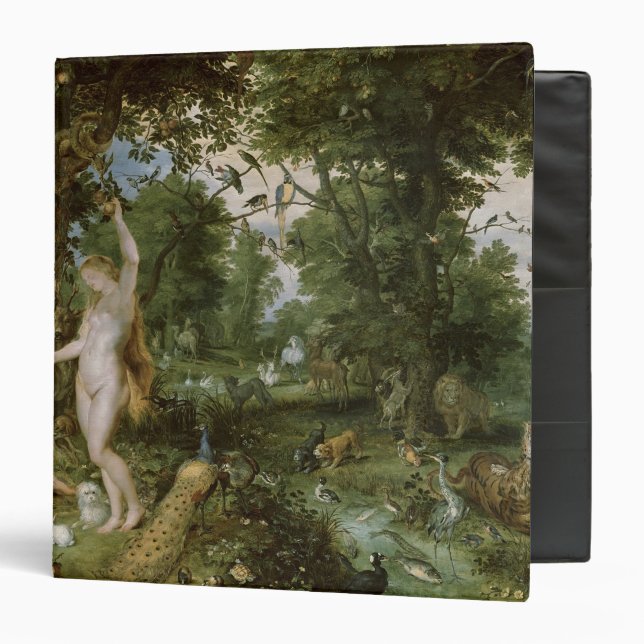 Classeur Le jardin d'Éden avec l'automne de l'homme, c.1615 (Devant/Intérieur)