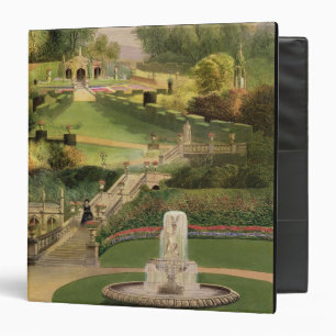 Classeur Le jardin du côté de colline, château Combe, de