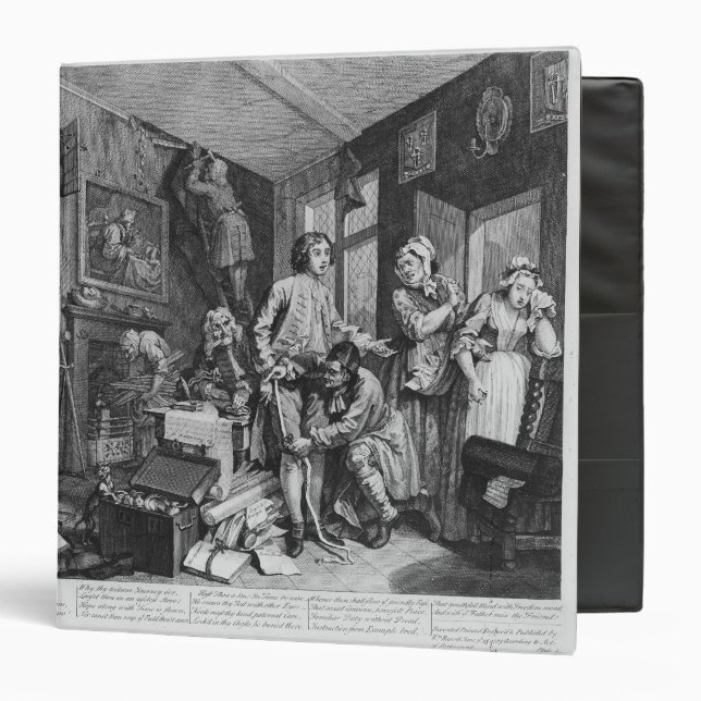 Classeur Le jeune héritier prend la possession de (Devant/Intérieur)